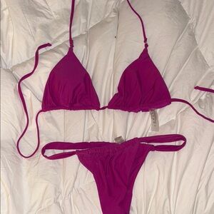 SHEIN Purple Bikini Set